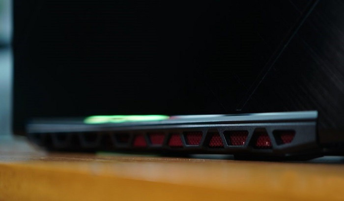 Acer-Nitro-7 Power rises to 6100 rpm