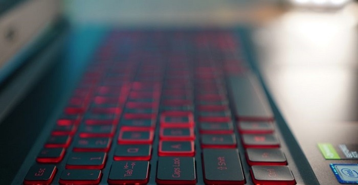 Acer-Nitro-7 Turbo button above the keyboard
