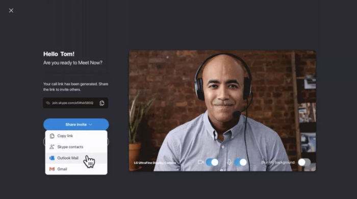 Microsoft Touts Skype Meet Now