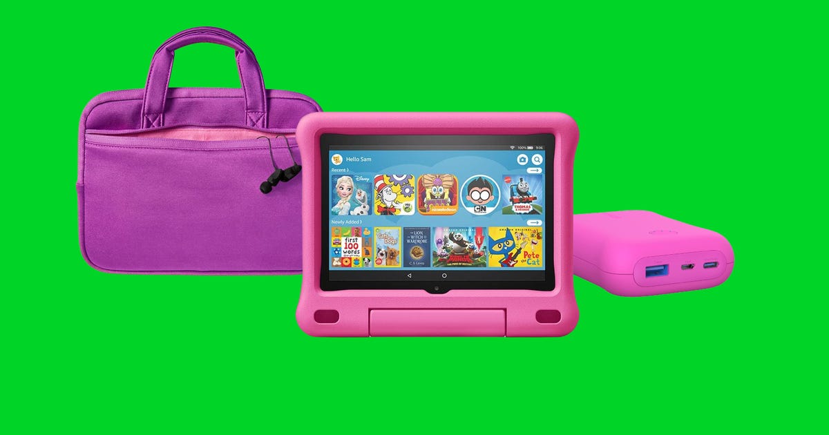 Grab the Amazon Fire HD Kids 8 Bundle for as Low as $108 Not only is this tablet kid-friendly, durable and loaded with parental controls, but now it comes with a portable charger and other accessories to use on the go.