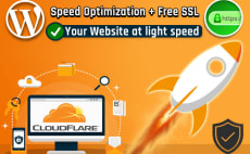 I will setup cloudflare your wordpress speed optimization SSL https